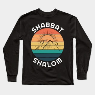 Shabbat Shalom Long Sleeve T-Shirt